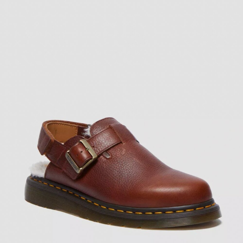 Dr. Martens Jorge II Ambassador Faux Fur Lined Slingback Mules Womens 11/Mens 10